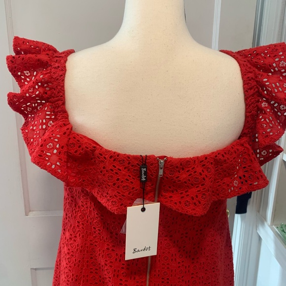 Bardot | Flounce cocktail dress - Picture 7 of 10